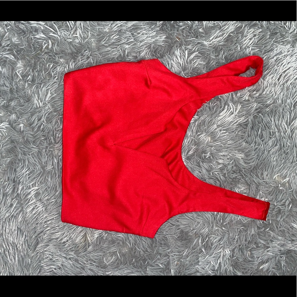 Amazon Red Crop Top (NEVER WORN)